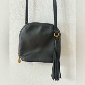 HOBO Nash crossbody pebble leather black bag minimalist